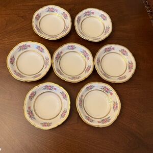 Set Of 7 Castleton China USA Castleton Bouquet Fruit/Dessert (Sauce) Bowls Set